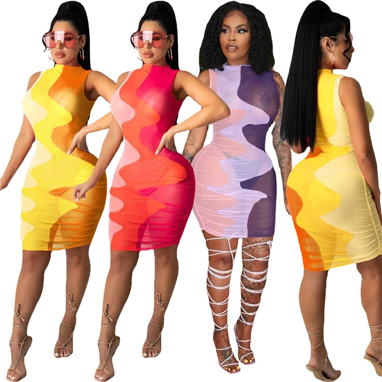 1041515 Hot Selling Summer Dress Women Lady Elegant 2021 Women Clothing Dress