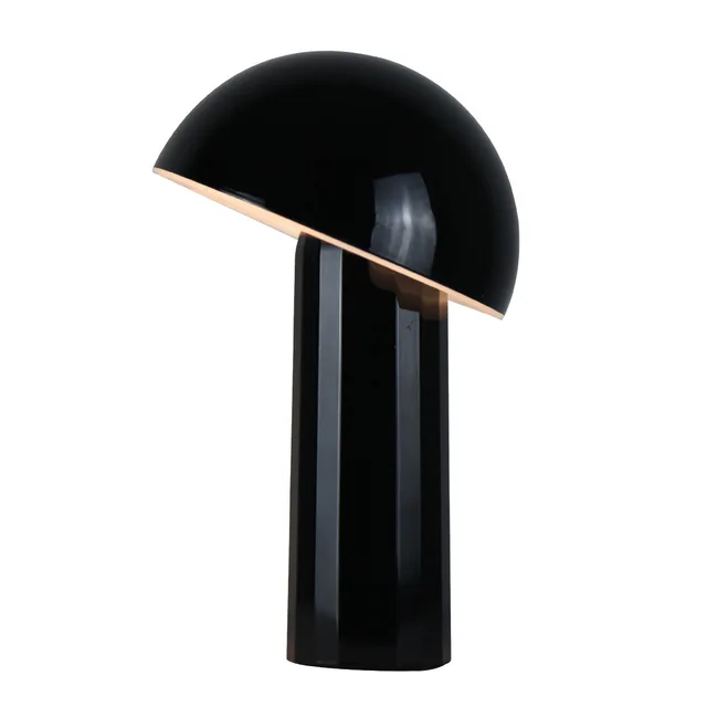 Nodic USB Rechargeable Cordless Mushroom Table Decorative LED Dining Room Reading Restaurants Touch Rotating Table Lamp