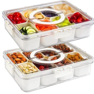 Hot Sale Modern Plastic Spice Storage Box Seasoning Storage Jar Sealed Bin  for  Household Kitchen