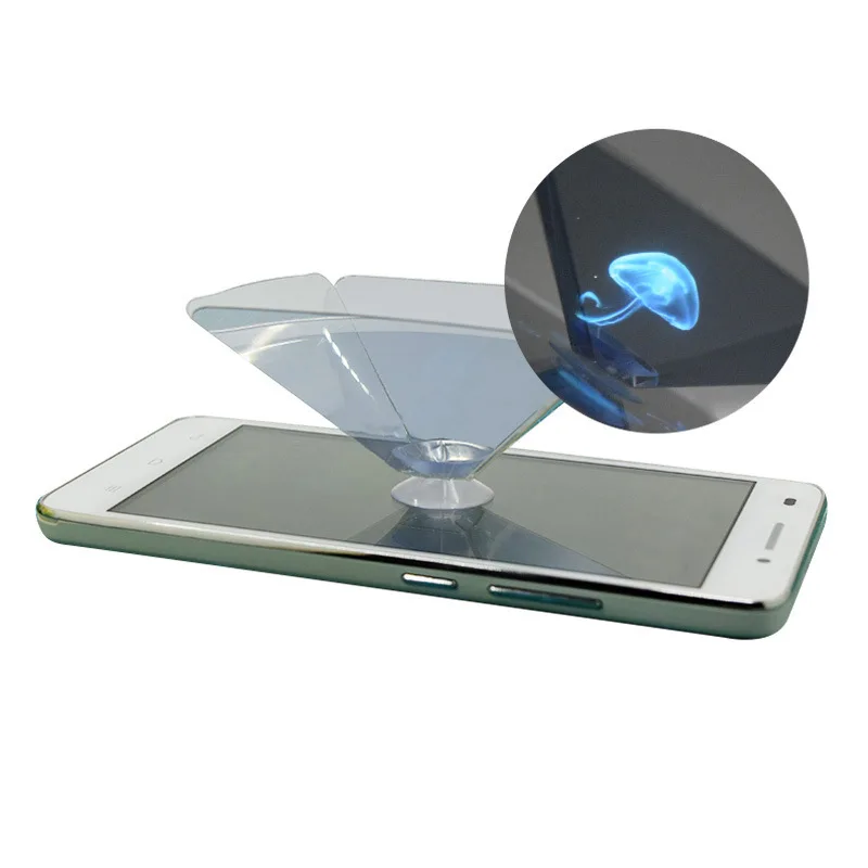 Custom Logo 3D Hologram Projector for Mobile Phone OEM - Technical View