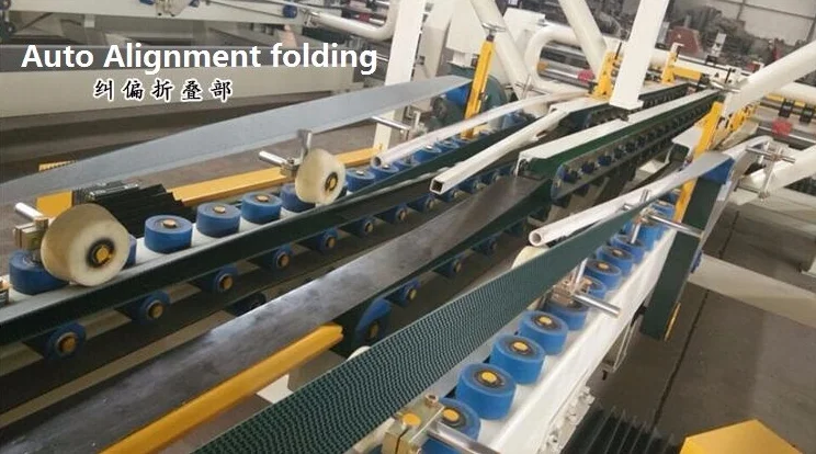 PRY-2600 High Speed Full Automatic Folder Gluer Machine with Strapping Unit 5