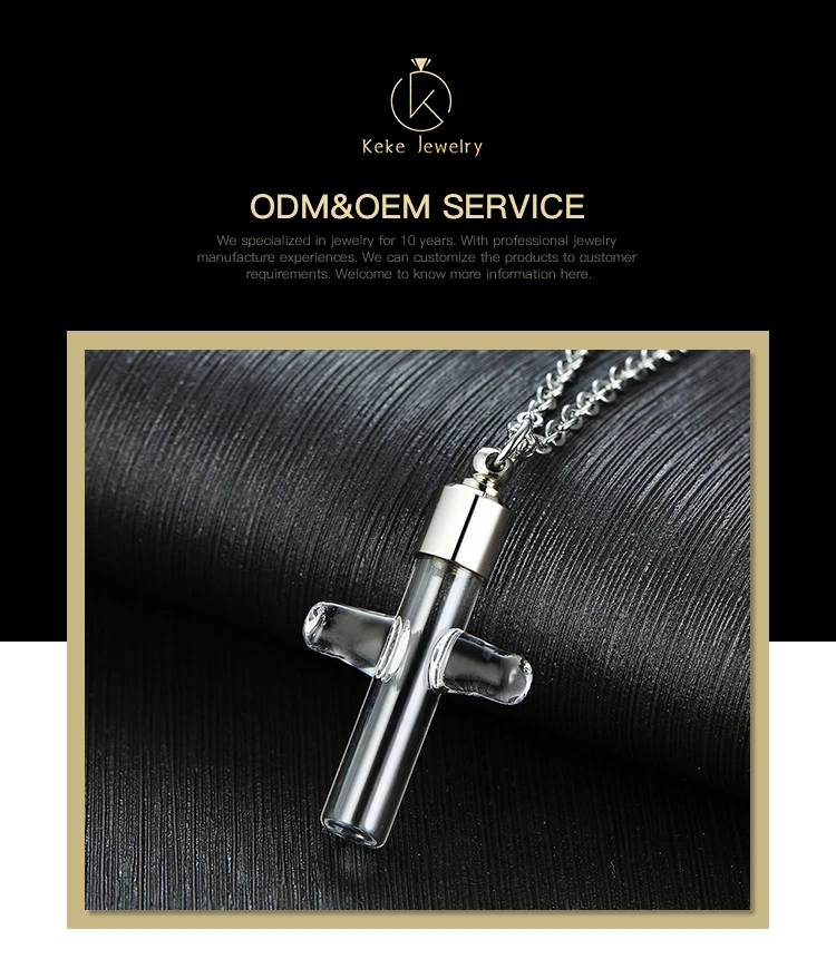 Keke Jewelry Top silver cross pendant womens for business for men-2
