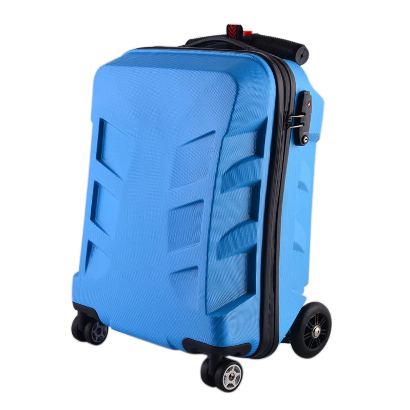 Scooter Suitcase Travel Trolley Ride 