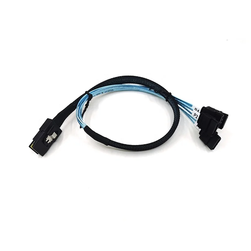 SAS Cable Mini SAS to SATA Cable SAS 1 to 4 Data Transfer Hard Disk Data Transfer Cable