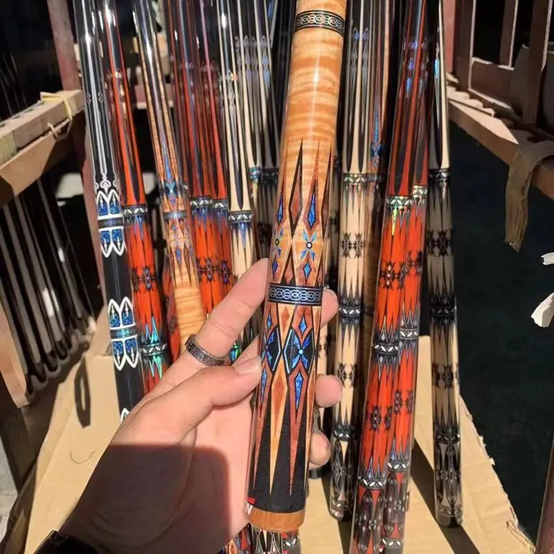 Hot Sell Superior Quality 1/2 Jointed Billiard Pool Cue Stick 100 Carbon Fiber Shaft And Maple