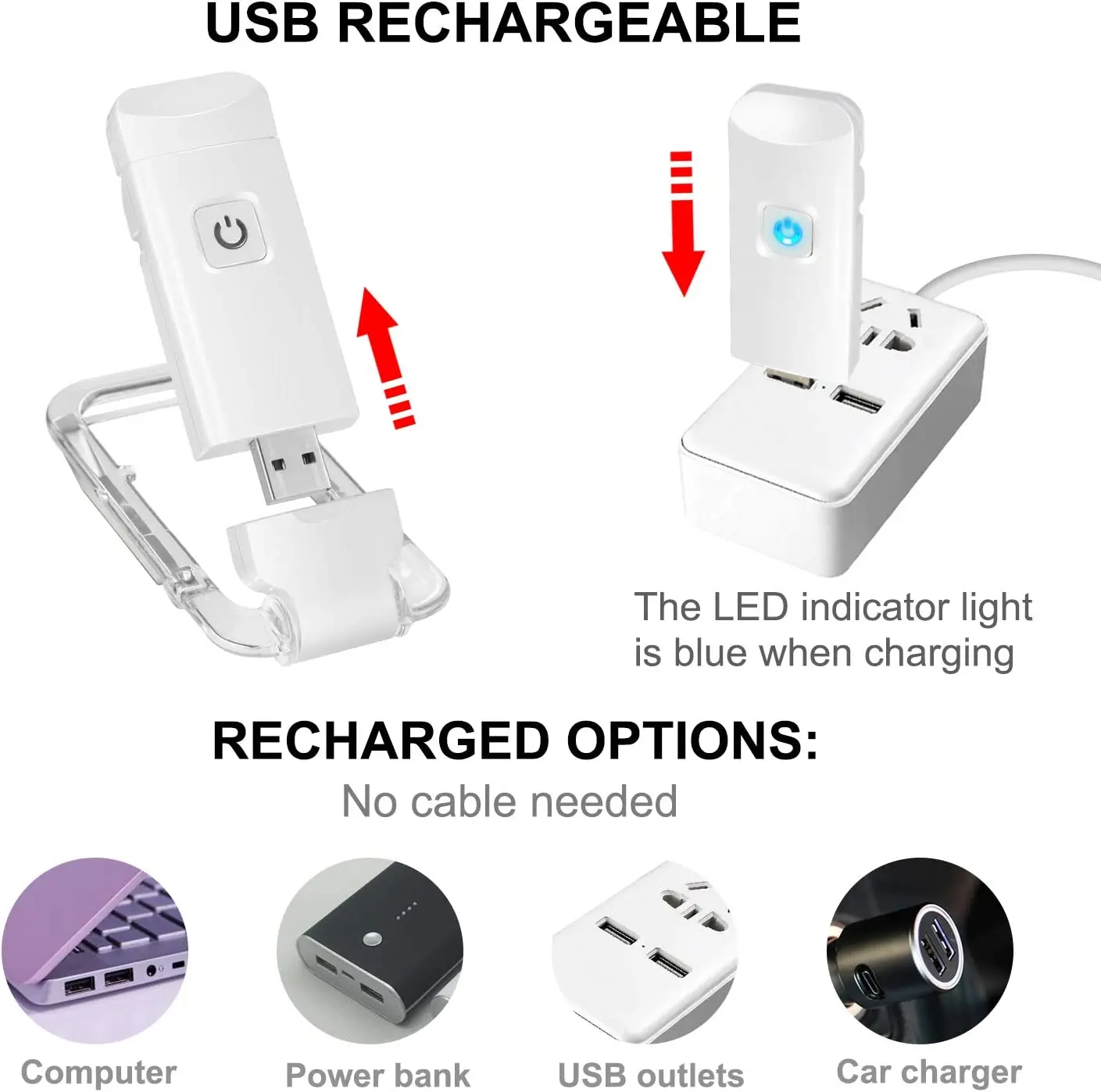 product brightness adjustable led clip on portable bookmark light reading in bed usb rechargeable book light for eye protection-40