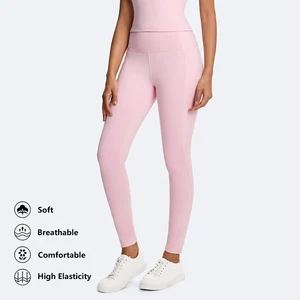 High Quality Recycled Shape High-Rise Pocket Legging Manufacturer Sport Gym High Waisted Workout Push up Leggings for Women