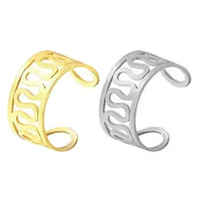 Set 20 Stylish Stainless Steel Cartilage Geometric Ear Clip Earrings Fashionable Body Piercing Required for Weddings Parties