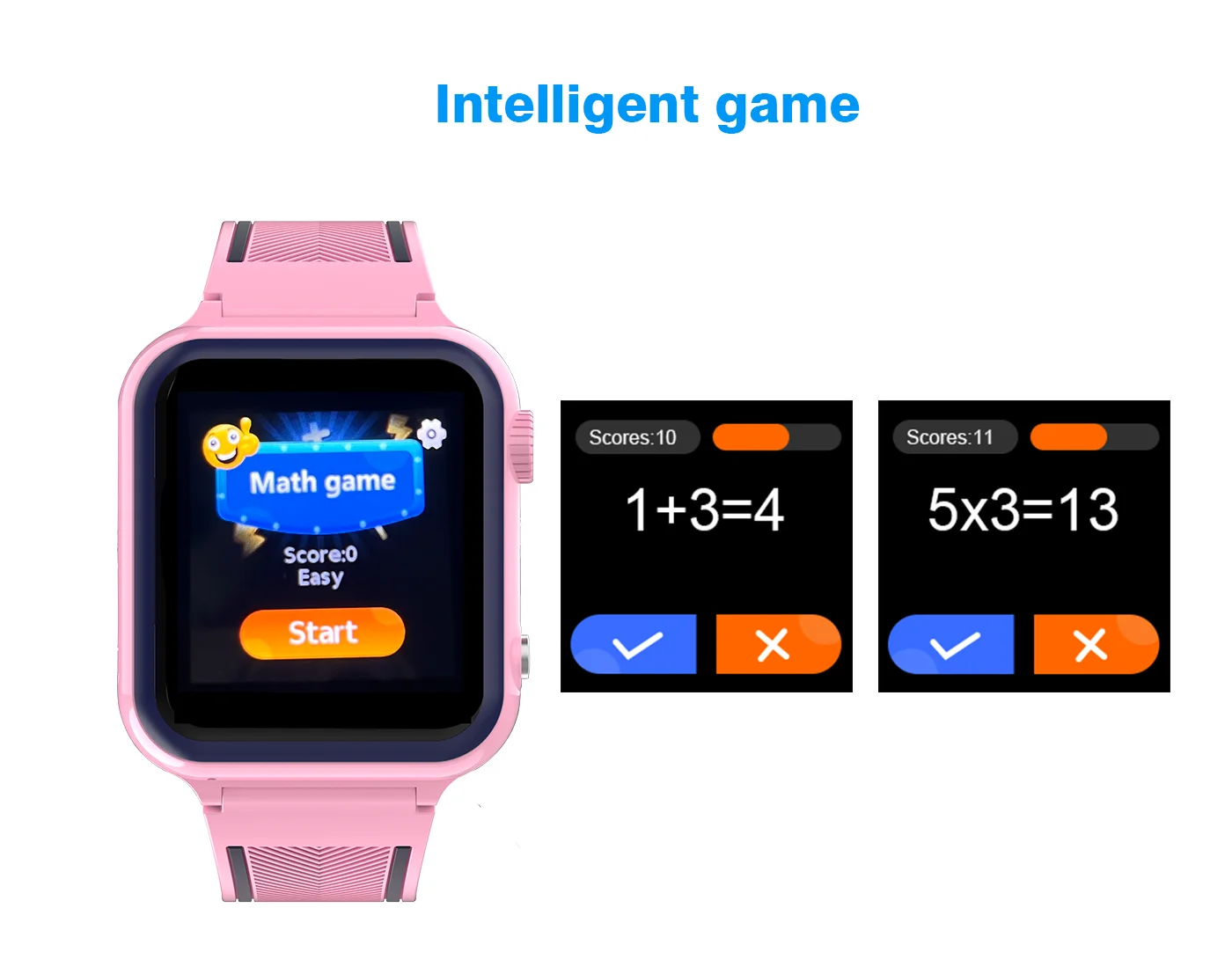 VALDUS 4G HD Video IP67 Waterproof Kid Smart Watches Long Term Battery Life Digital Time Watch A13