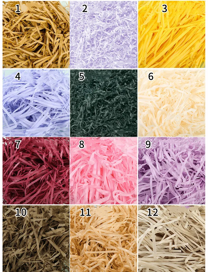 Rm Colorful Shredded Paper Packaging Gift Filler Cut Paper Party