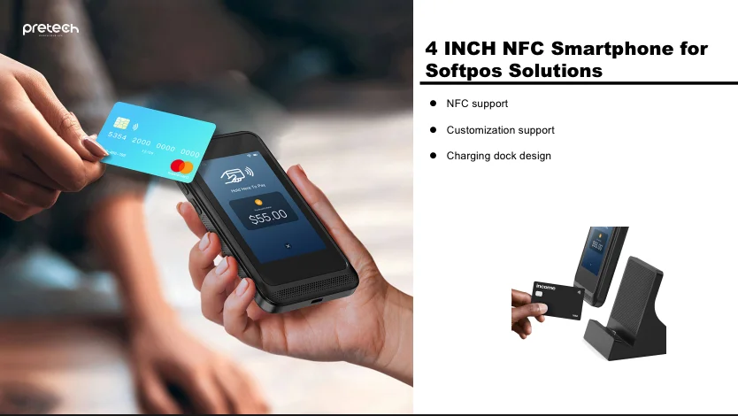 Customizable 4 Inch NFC Android Smartphone for POS