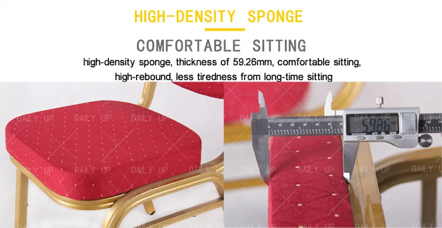 Factory Sale Stacking Banquet Chair Steel Frame And Classic Style Chair Low Price Stackable Hotel Chair For Wedding And Dining