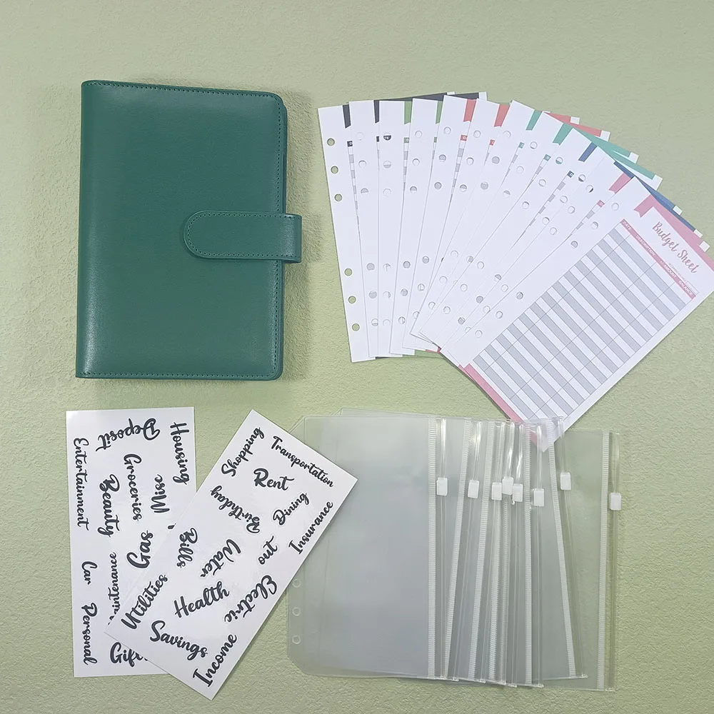 Wholesale A6 Budget Binder Set Cash Envelope Budget System Binder