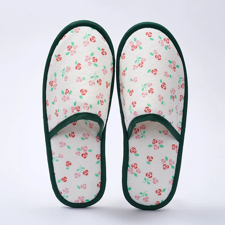 Good Quality New Style Soft Eco-friendly Hotel slippers Degradable Eco Friendly Hotel Airline Slippers details