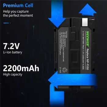 2600mAH Rechargeable Li-ion Battery for NP-F330 NP-F550 F750 F930 F950,Li-Ion Battery for Camcorder NP-F550/ NP-F570 detail image