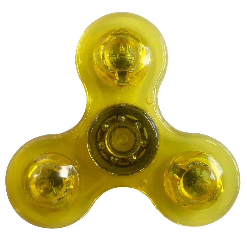 LED Light Fidget Spinner, Light Fidget Finger Toy Hand Spinner -Stress Reduction and Anxiety Relief Hand Spinner for Children