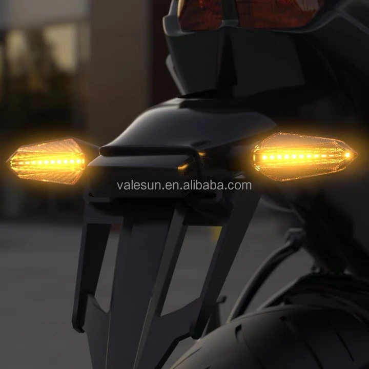 ミニモーターサイクルターンシグナルライトアンバーバイクブリンカー