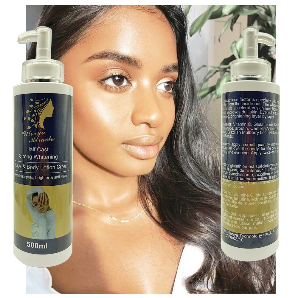 Fades Dark Spots Brighter Anti Stain Healthy-Looking Glow Moisturize Half  Cast Strong Whitening Body Lotion Cream