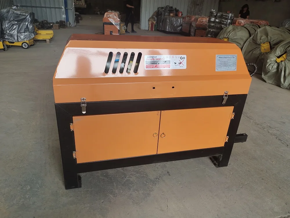 High Speed Automatic Cnc Screw Iron Reinforcement Coil Steel Wire Cutting Rod Steel Metal Bar Straightening Making Machine