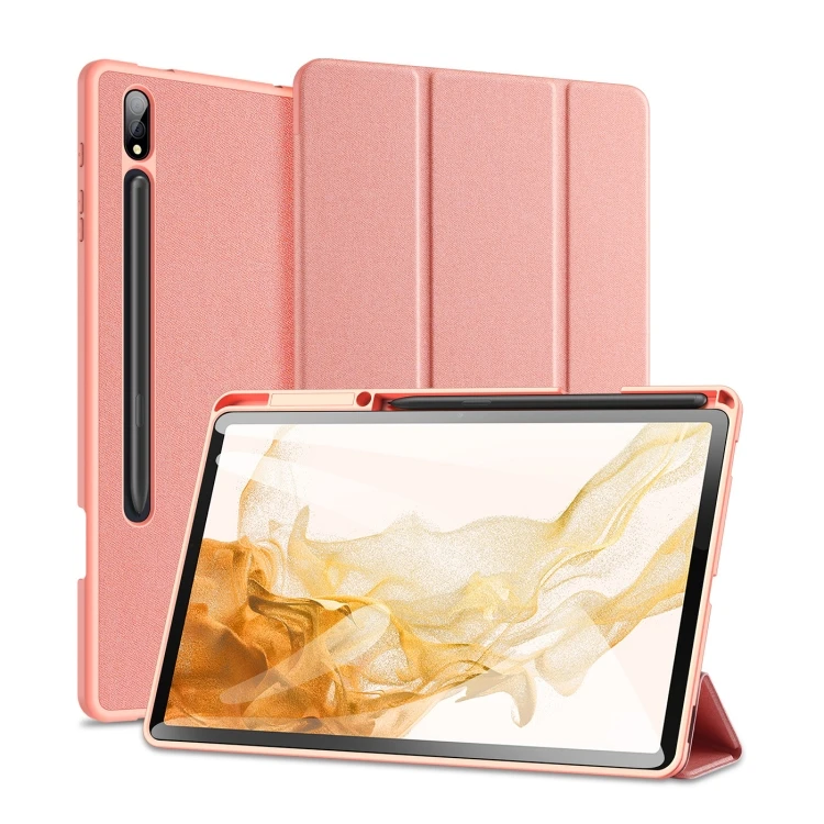 Galaxy Tab S7+ ピンク 本体+純正ケース+高速SD256GBセット For Samsung Galaxy Tab S8 Plus Tab S7+ DUX DUCIS Domo Series