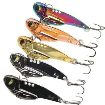Ares Vib Luya Artificial Hard Bait Sequin Metal Micro VIB Far-cast Sea Fishing Freshwater Seawater Black Bass – Metal Jig – view 2