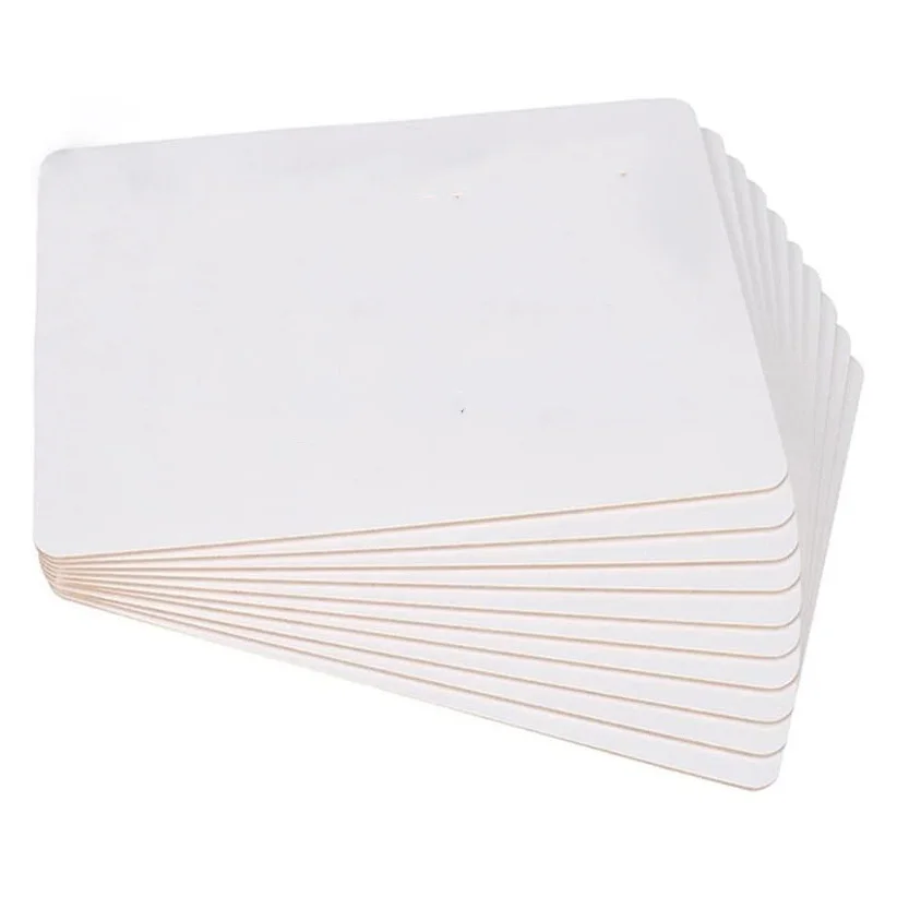 
MDF material dry erase lapboards A5 A4 A3 whiteboard mini board for kids 3mm 5mm 