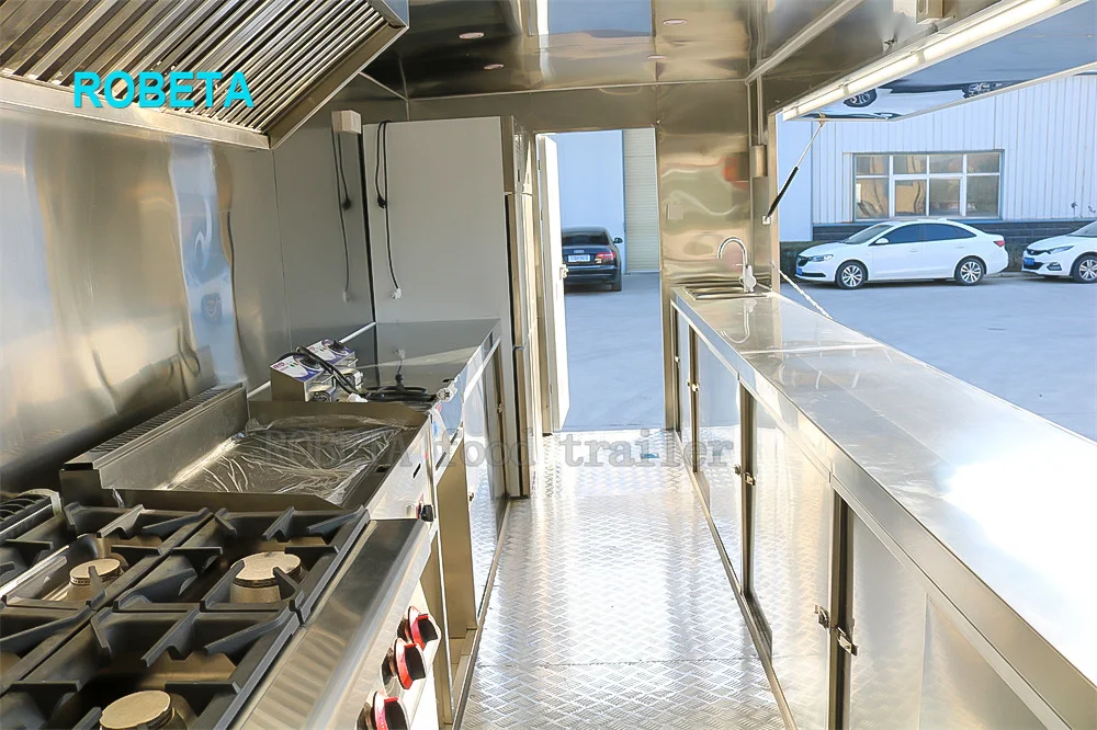 Vendor Cart Push Food Car Towable Food Trailer Truck Foodtruck Shaved