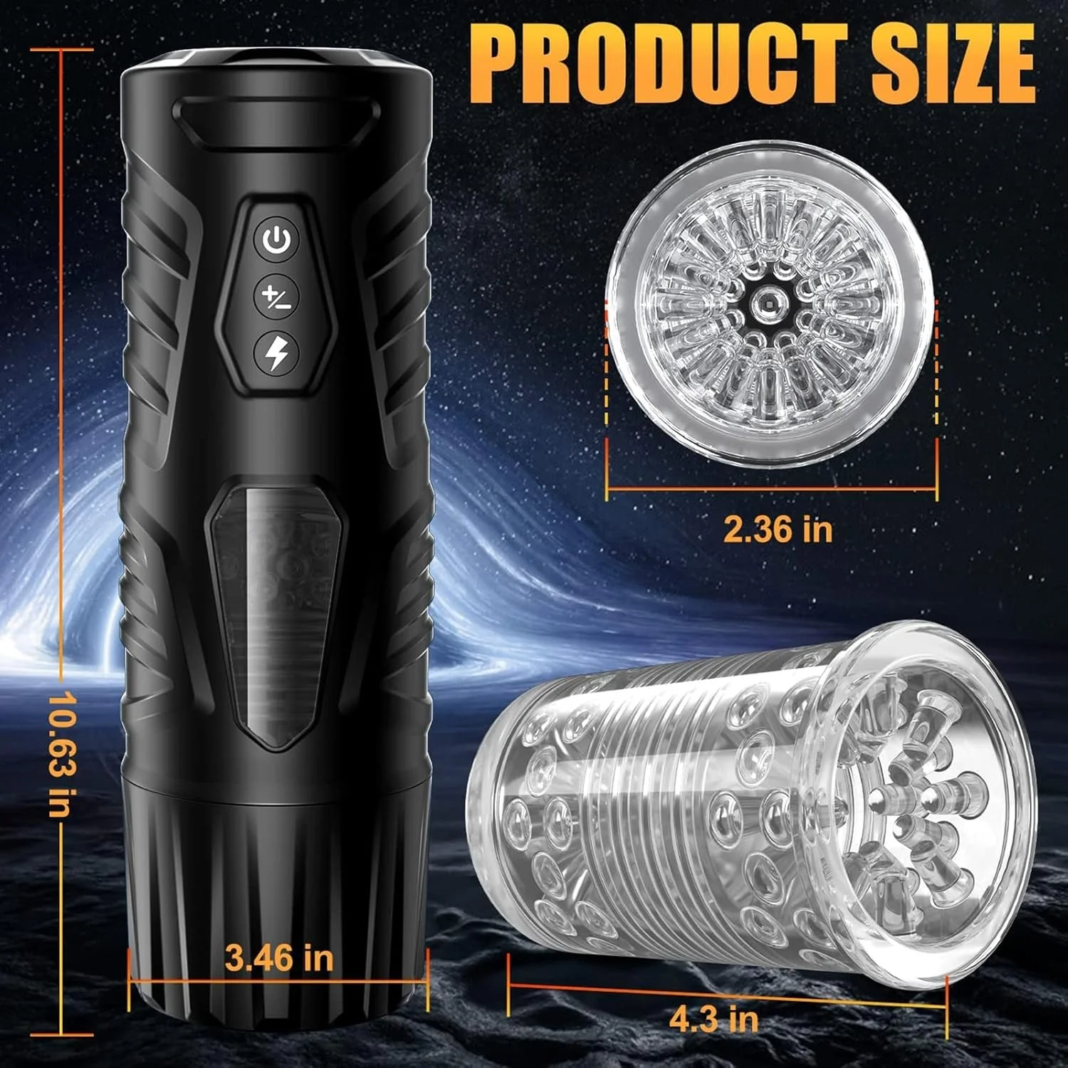 Electric Spinner Cup Male Masturbator for Men 7 Thrusting Rotating Modes  Stroker Cup Men Masturbation Toys