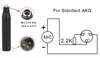 Cableado XLR negro de 3 pines a.k.g.