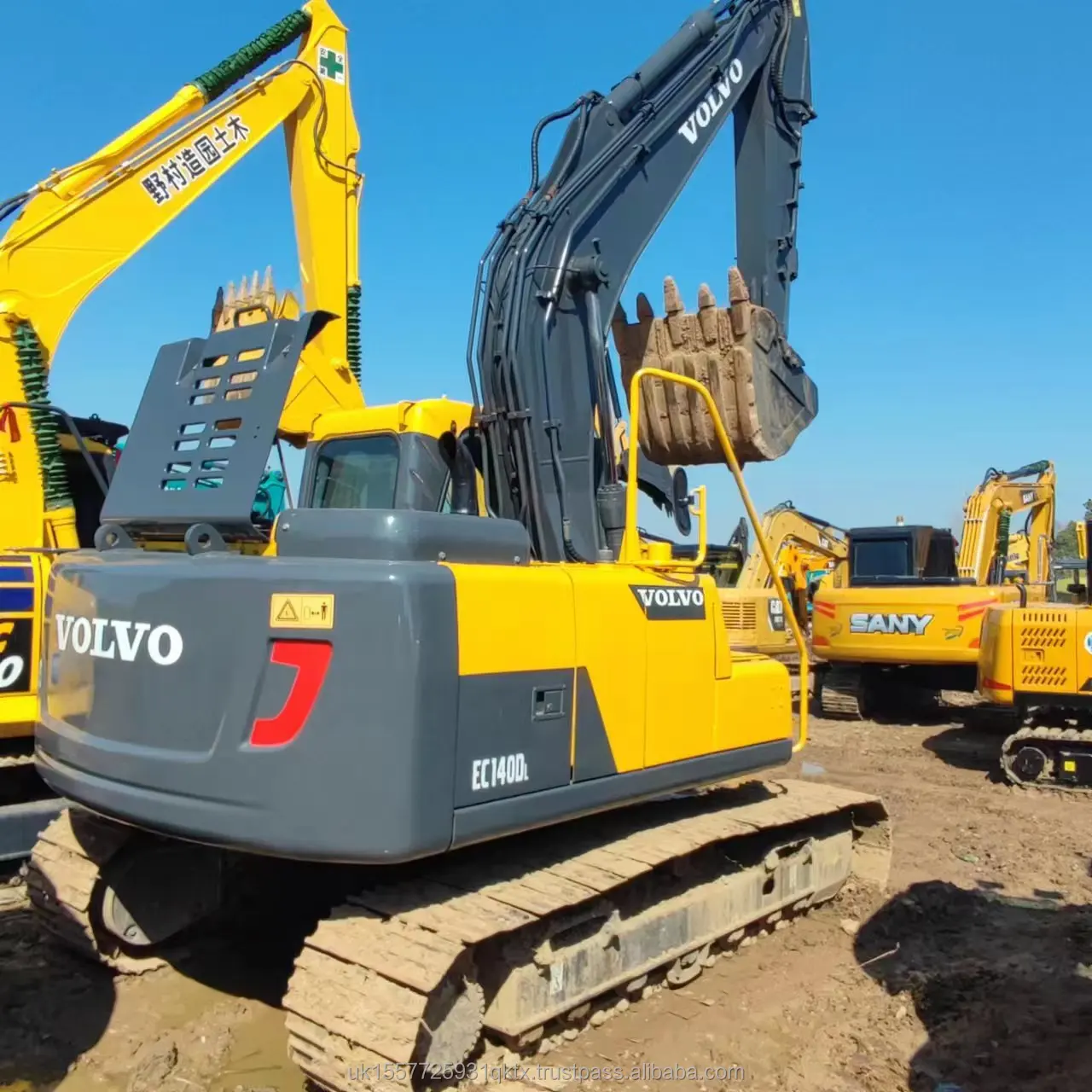 14 Ton Excavator Volvo Ec140 Used Volvo Ec140dl Ec140blc Crawler ...