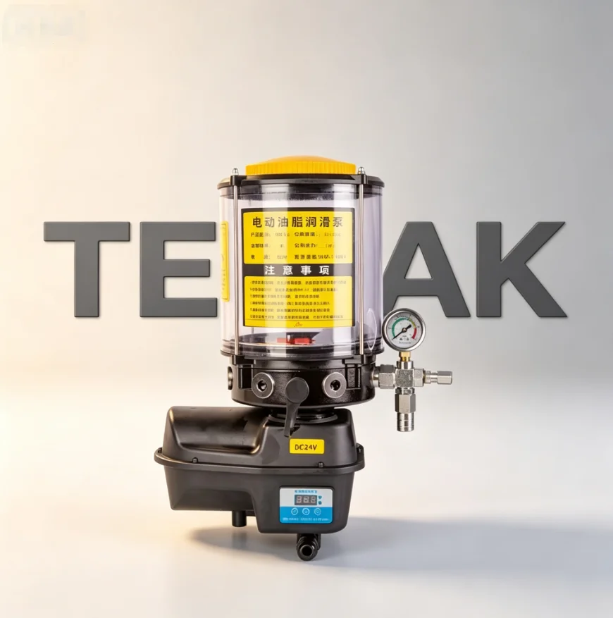 TEBAK Fully Automatic Electric Grease Pump 12V 24V 110V 220V 380V Butter Fueling Lubrication Pump for Construction Machinery