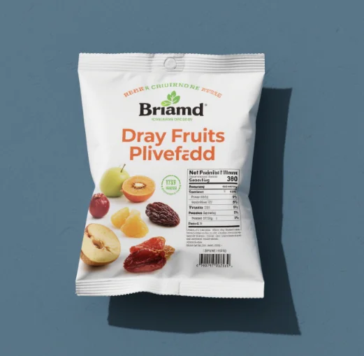 Transparent Upright Bag, Aluminum Foil Zipper Lock Bag, Coconut Flakes and Pet Food Nut Packaging Power Bag