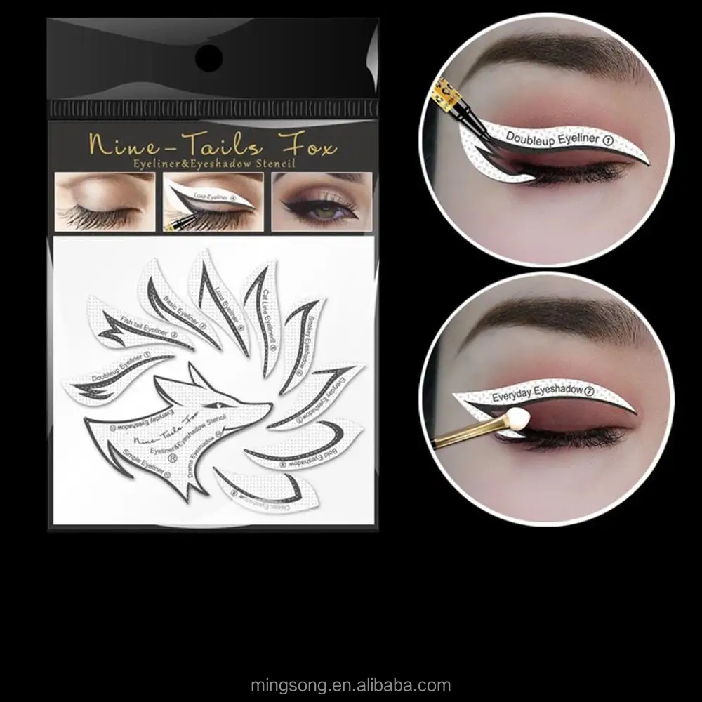 Eyeliner Eye Shadow Fox Eye Patch Eyeshadow Models Template