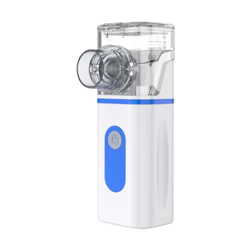 Medical Manual Ultrasonic Handheld Mini Portable Micro Mesh Asthma Nebulizer With Rechargeable Battery