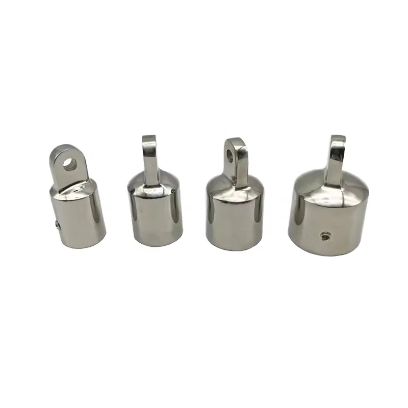 2pcs 19mm Bimini Eye End Cap in acciaio inox marine grade barca raccordo adatto 3/4 pollici tubo tubo tubo
