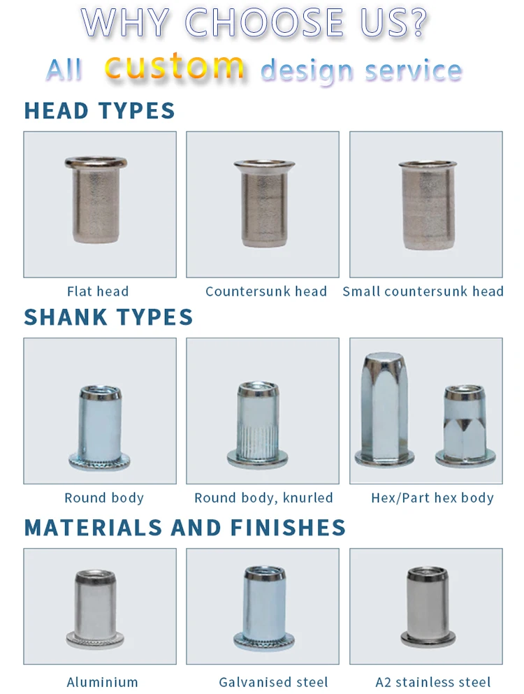 Ulisem 170 Pezzi In Acciaio Inox Rivetto Dado Strumento Testa - Foto 5