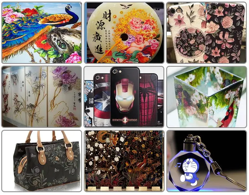 
Цифровая печать УФ чернила для nocai NC-UV0609 Ультрафиолетовый планшетный струйный принтер 