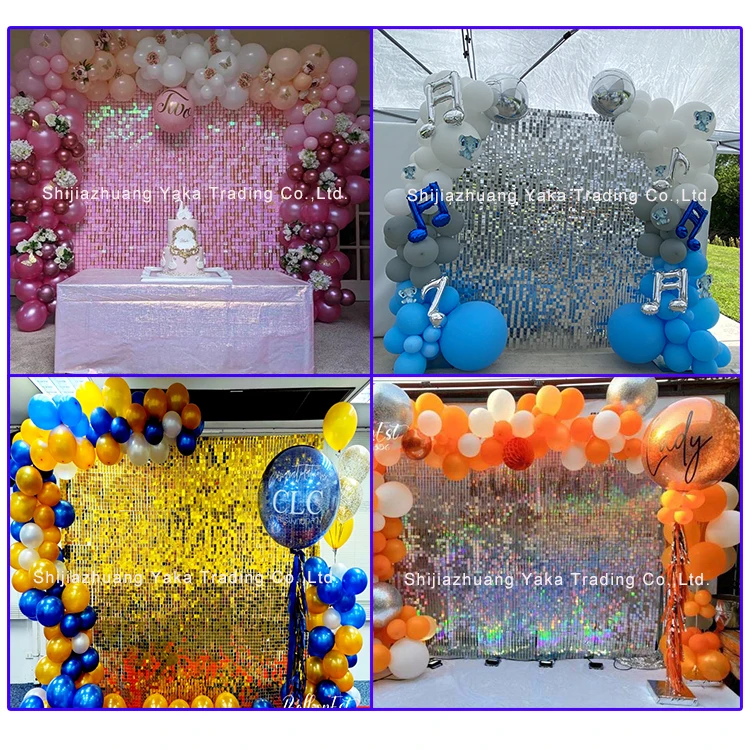 New Type Interlock Clip System Interlocking Glitter Panel Wedding Party Events Use Sequin Panels Shimmer Wall Backdrop