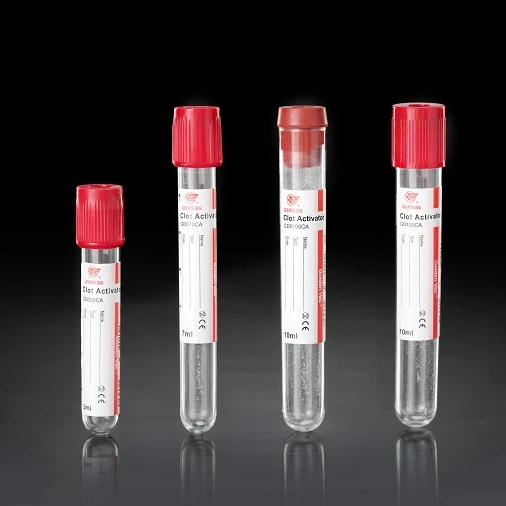 No additive disposable vacuum blood collection tube