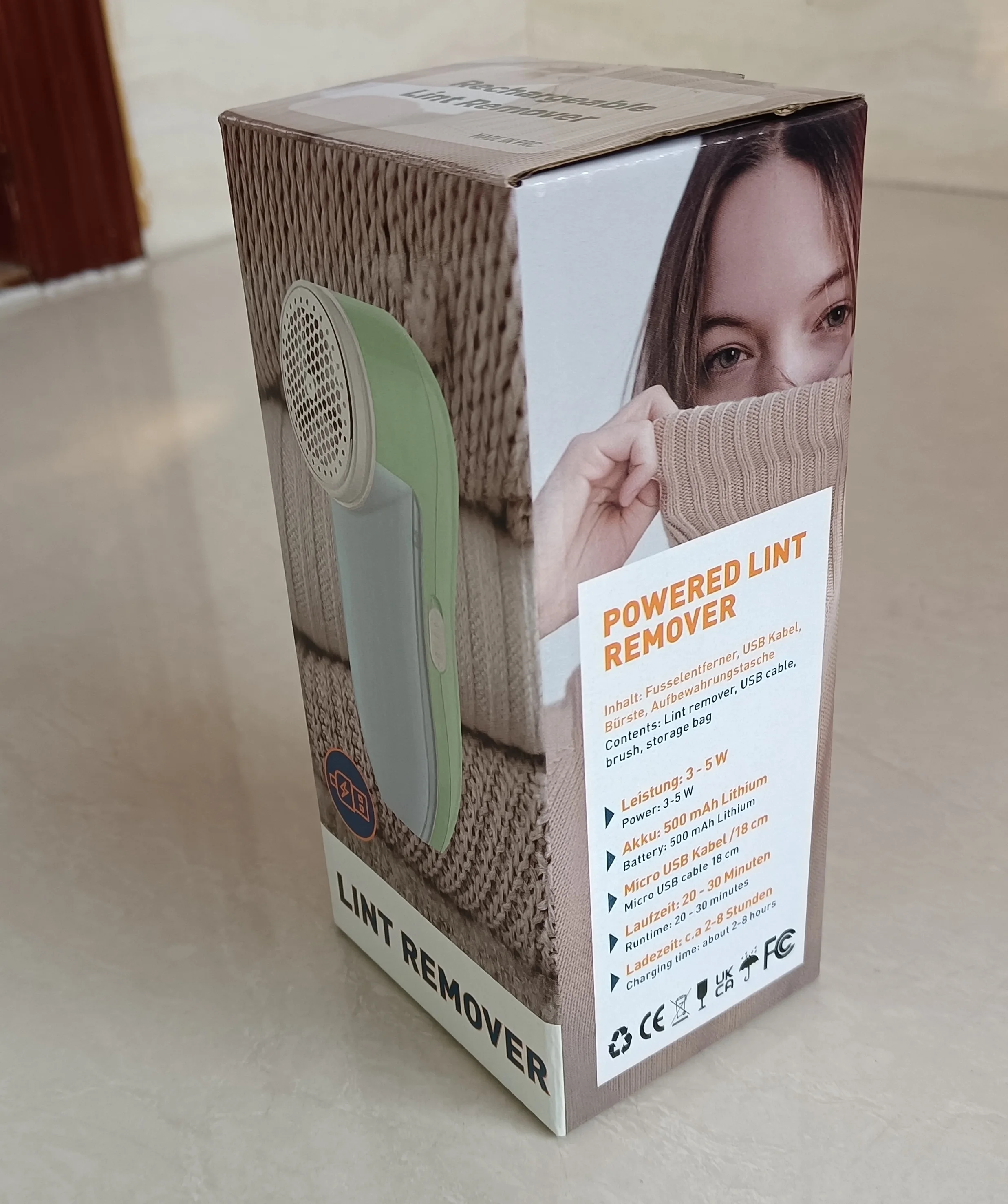 3w Dutch Coat Smooth Fluff Shaver Manual Brush Wooden Handle