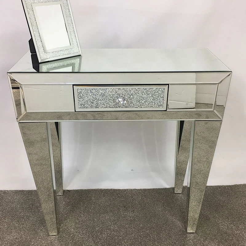 Diamond Glitz Mirrored Dressing Table Stool Atelier Yuwa Ciao Jp