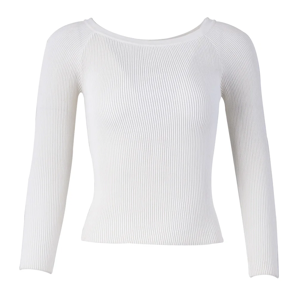 white knitted top ladies