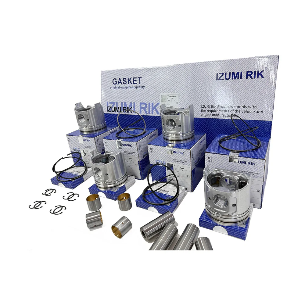 IZUMI RIK YD25, ZD30, BD30 Conjunto de pistão e anéis para Nissan Peças para motores diesel