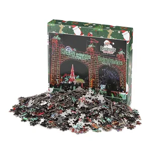 Hot Selling Christmas Jigsaw Puzzle Famous Building Puzzle 1000pcs Jigsaw Puzzles Christmas for Adults and Kids
