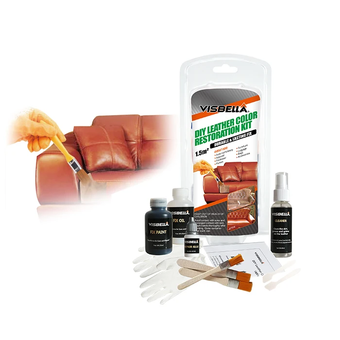 Visbella High Quality DIY Leather& Vinyl Repair Kit for Repair Any Cracks -  China High Quality, DIY Leather& Vinyl Repair Kit