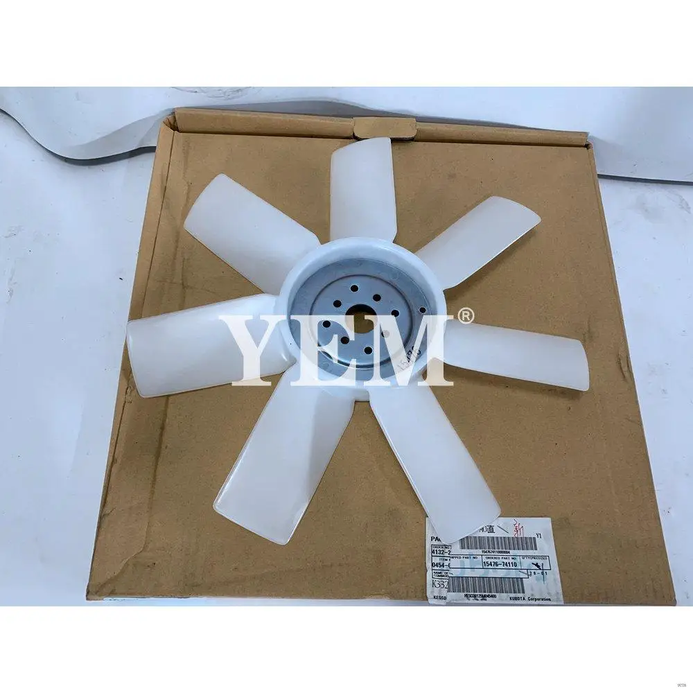 Fan 15476-74110 For Kubota V1903 Diesel Tractor Motor Engine