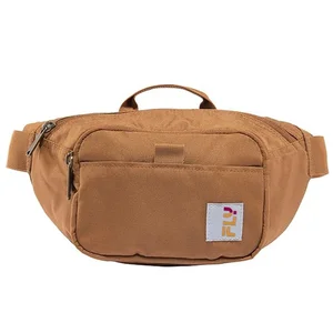 Wholesale Nylon Waist Bag Waterproof Fanny Pack Hip Bum Bag Outdoors Cross Body  Lightweight Travel Unisex Casual Style Slim Bag