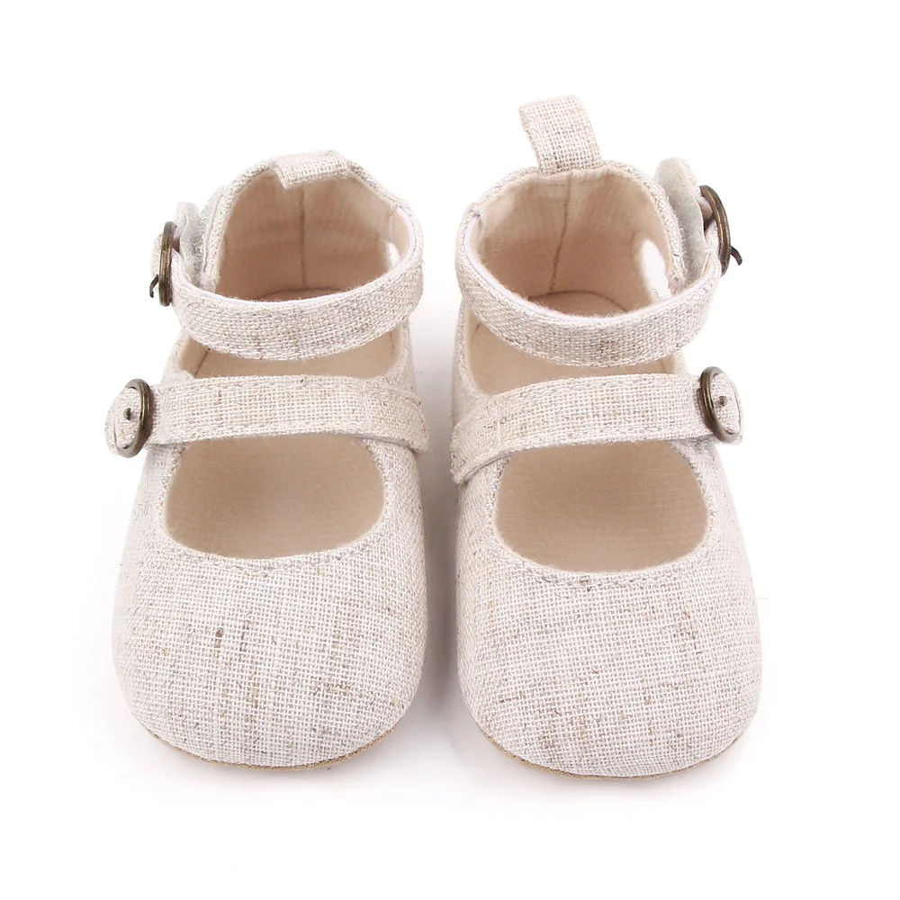 2021 New Design Solid Baby Princess Shoes Girls Roman Style Kids Toddler Baby Shoes factory
