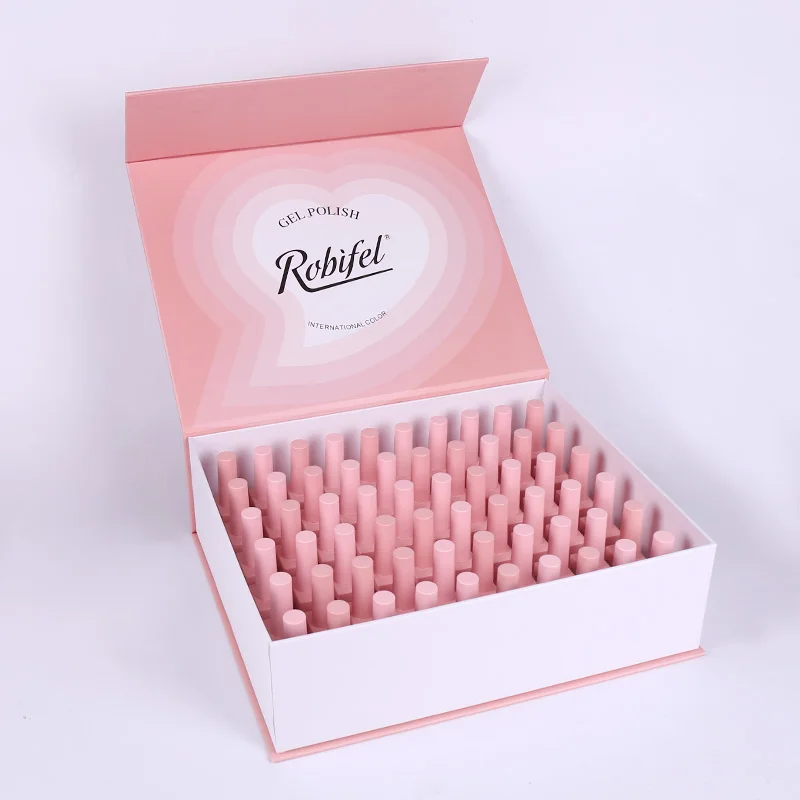 Robifel Free Customized Logo Professional Salon 60 Color UV Gel Polish Nail Set