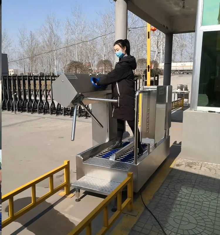 Food factory boot cleaning machine for slaughterhouse equipment and tools